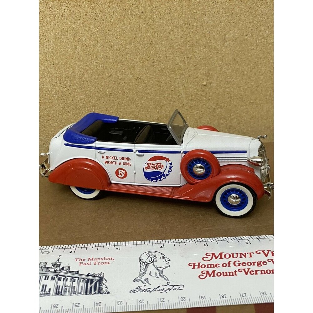 Pepsi Cola Diecast Liberty Classic 1936 Dodge Limited Edition Convertible